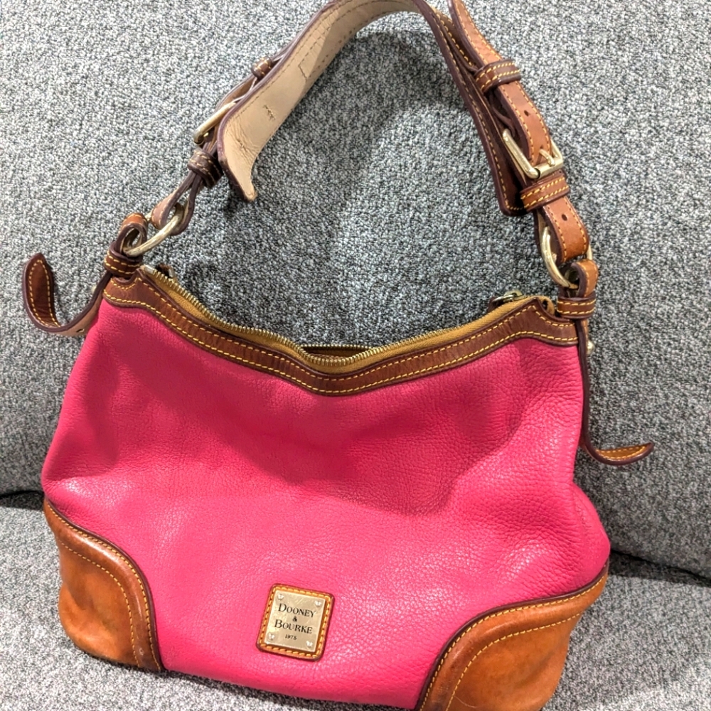 Pink Dooney & Burke Hobo Purse